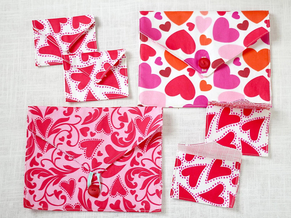 Bite-Size Panel Fabric Envelopes