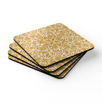 Kerala Gold Cork Coaster Set