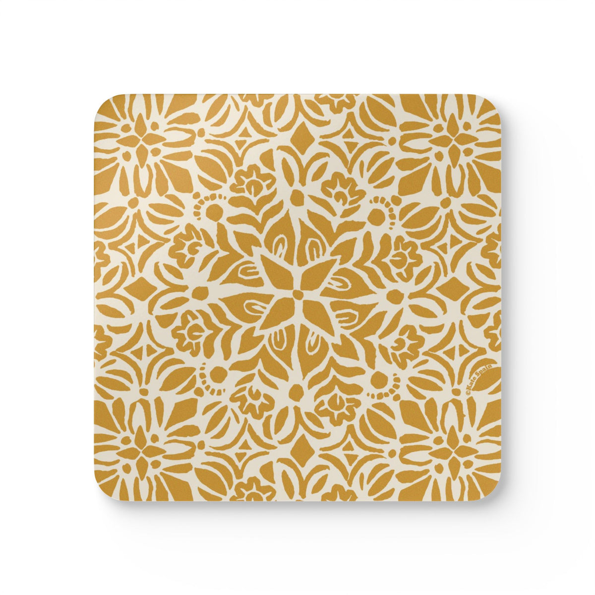 Kerala Gold Cork Coaster Set