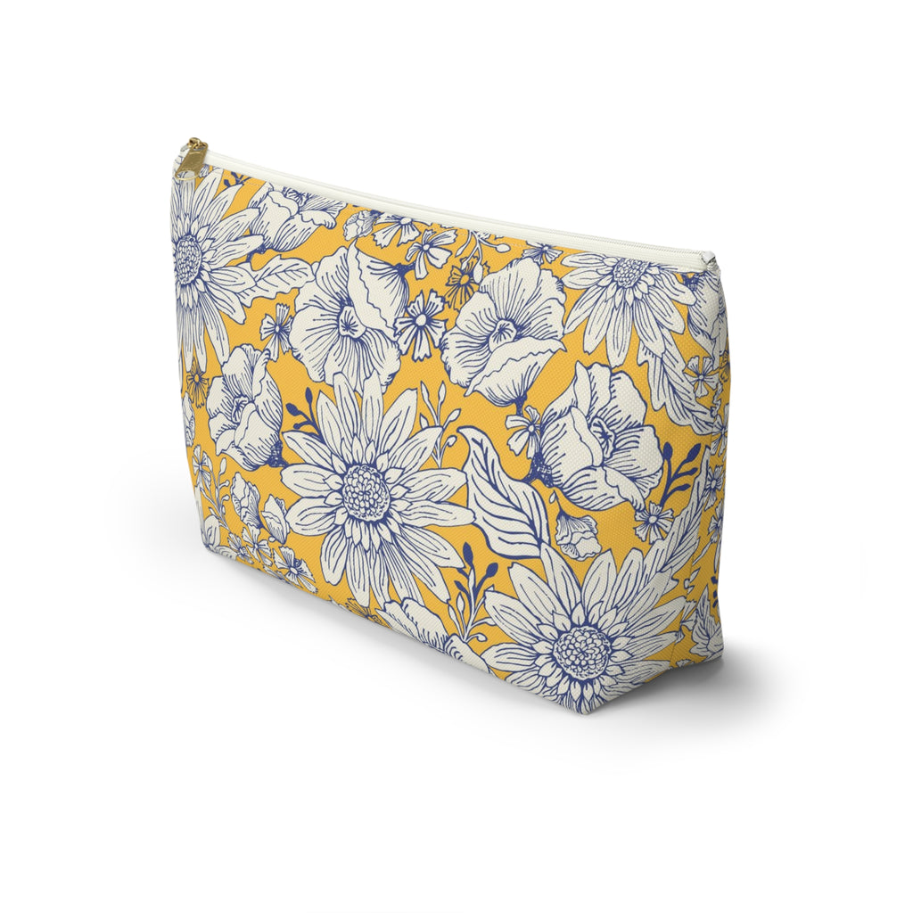 Jardin Zip Pouch Yellow