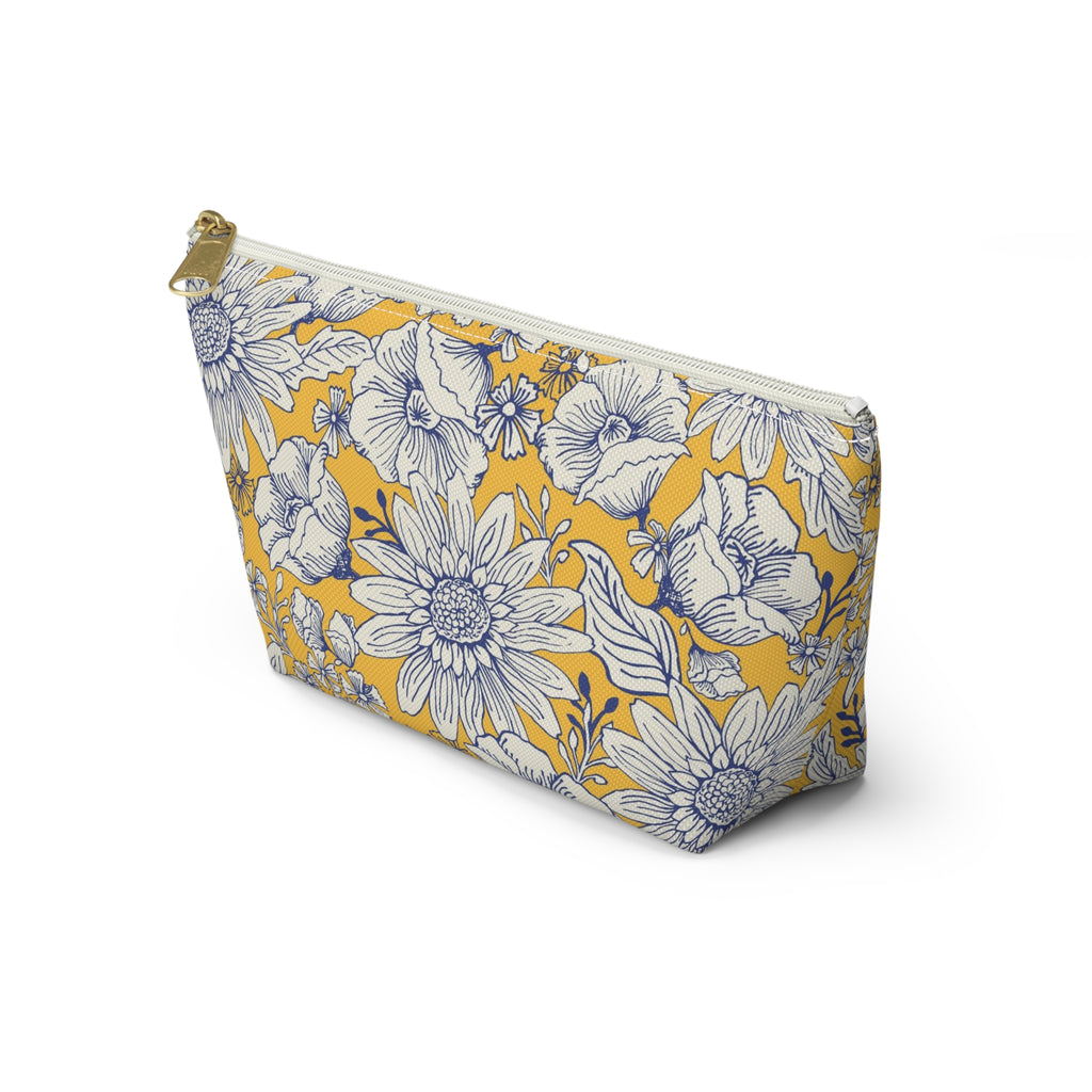 Jardin Zip Pouch Yellow