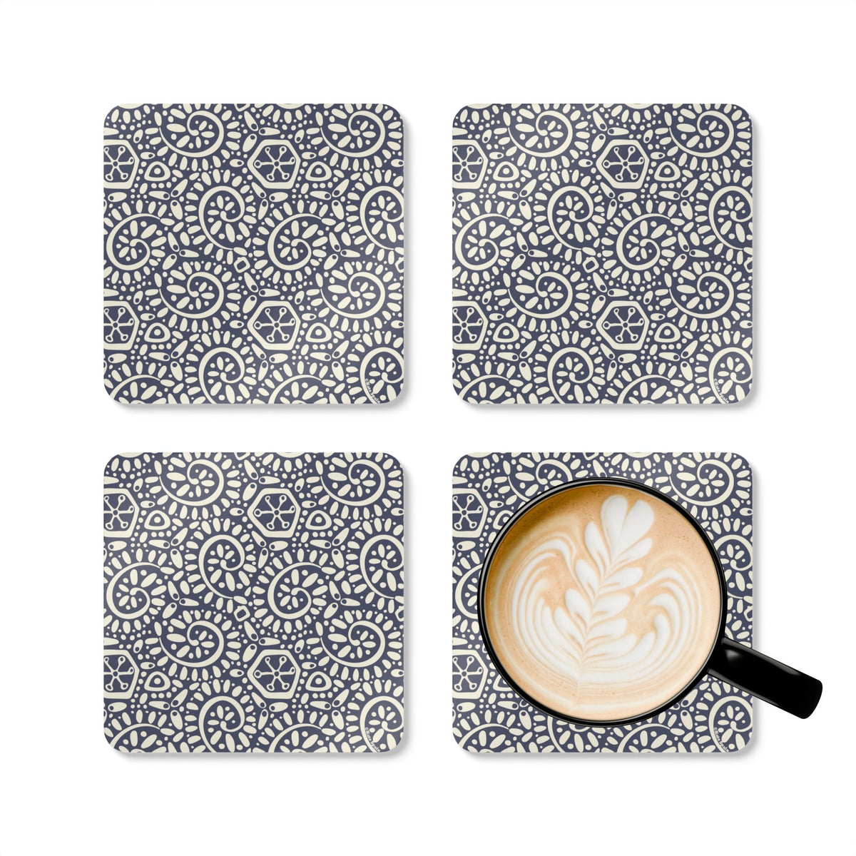 Canto Plum Cork Coaster Set