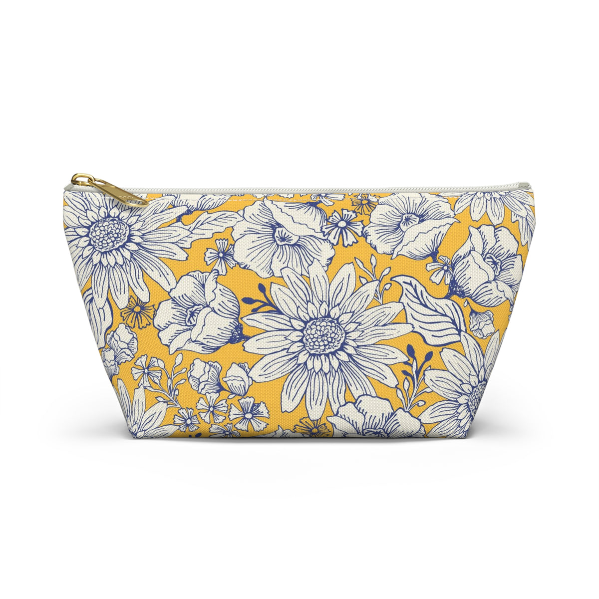 Jardin Zip Pouch Yellow