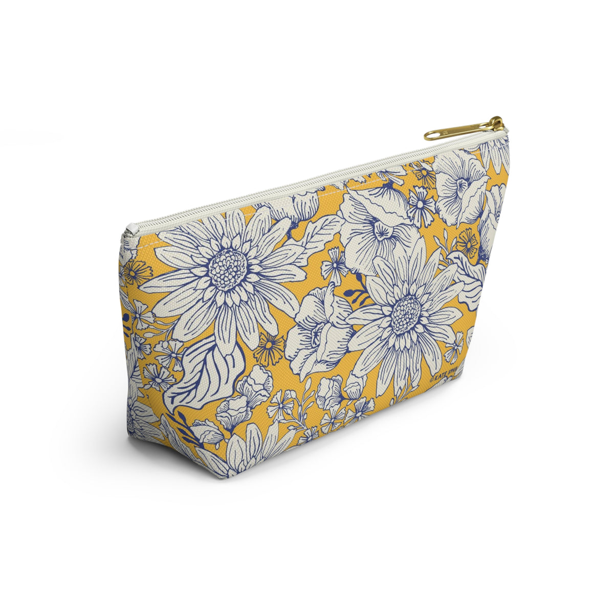 Jardin Zip Pouch Yellow