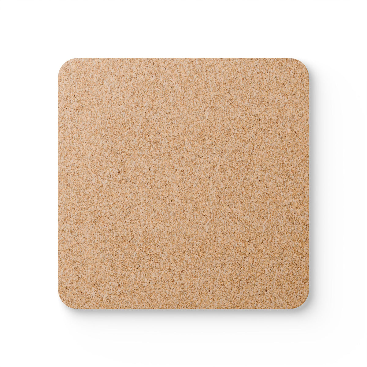 Poinsettia coaster, plain cork back – Kate Spain design