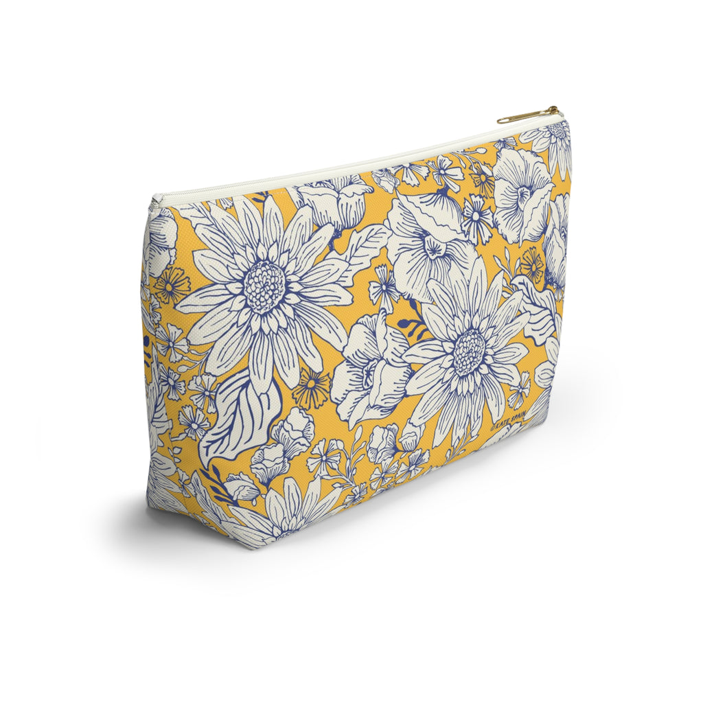 Jardin Zip Pouch Yellow