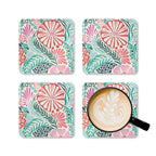 Tropica Multicolor Cork Coaster Set