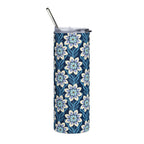 20oz Floral Dahlia Stainless Steel Tumbler