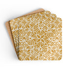 Kerala Gold Cork Coaster Set