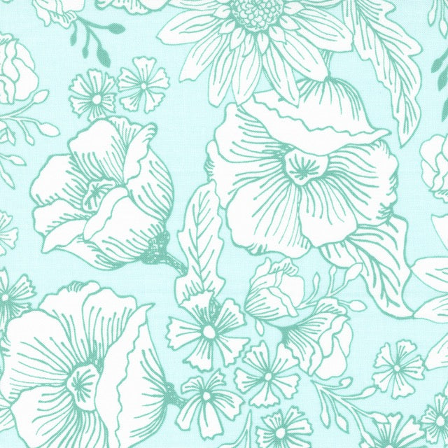 Jardin in Mist Blue