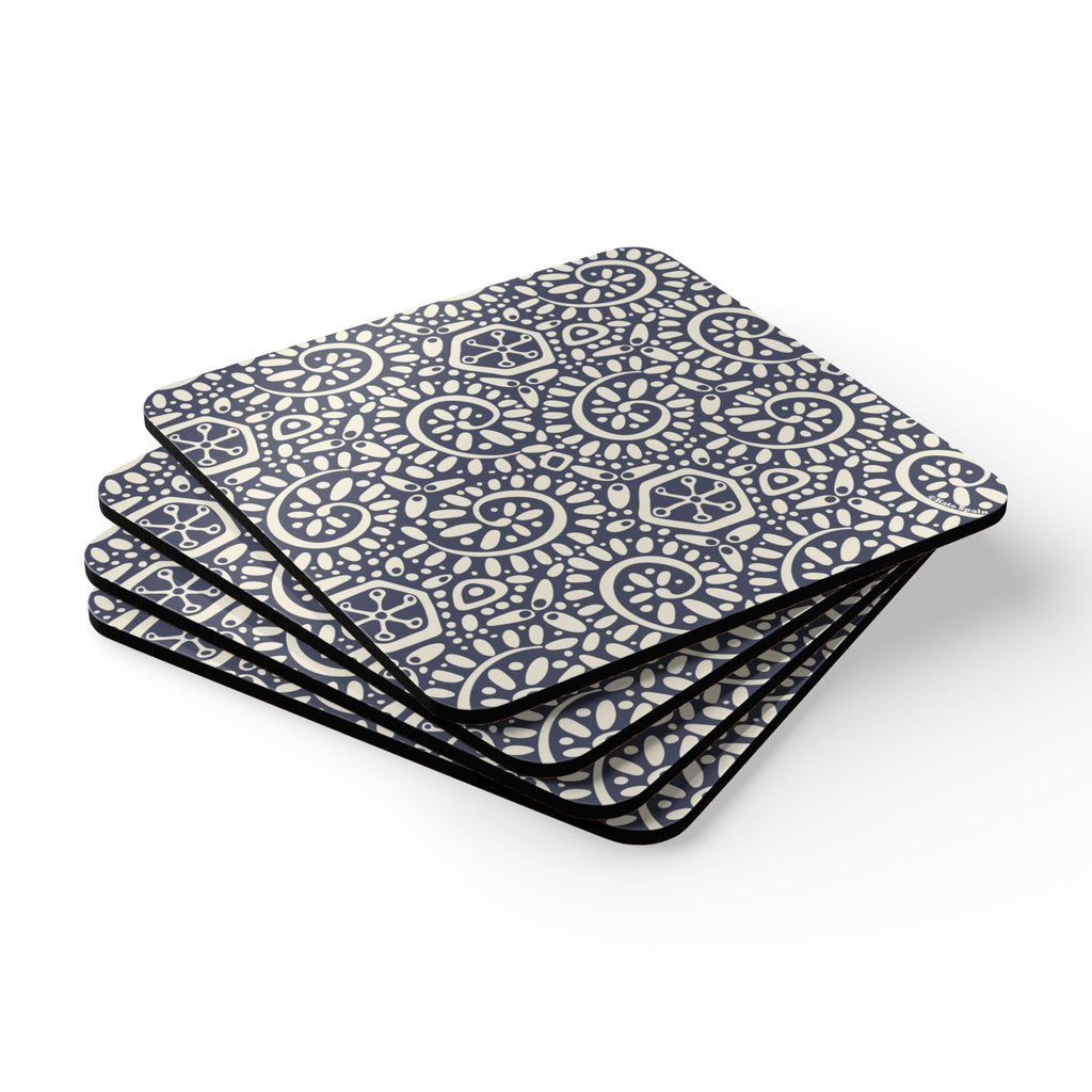 Canto Plum Cork Coaster Set