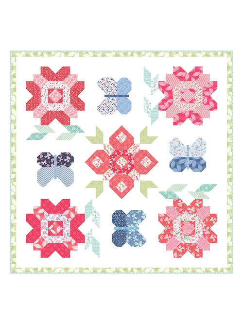 Atrium quilt pattern - front cover