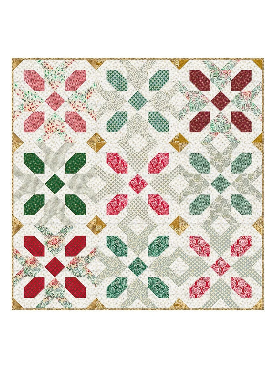 Blizzard quilt pattern - front cover