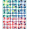 Calypso quilt pattern - finished quilt