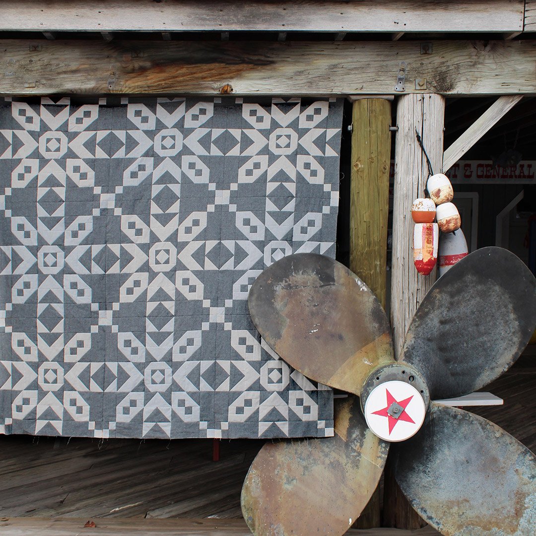 Cold Front quilt styled photo