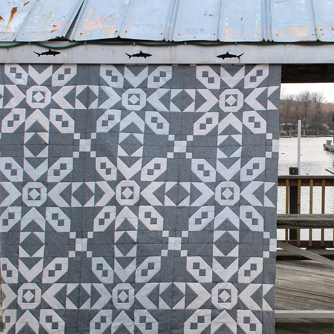 Cold Front quilt pattern - finished quilt
