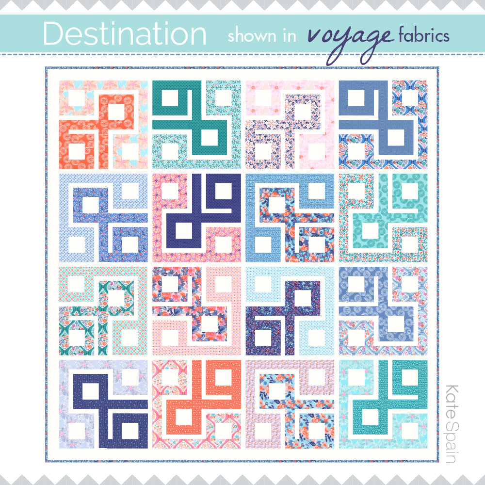 Destination quilt pattern - additional photo