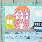 Grand Canal quilt fabric detail close-up