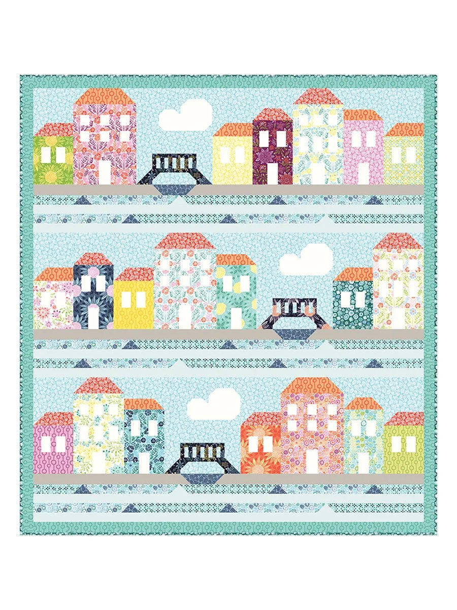 Grand Canal quilt pattern - front cover