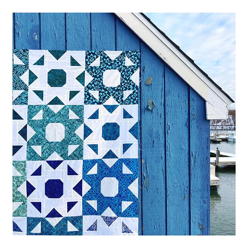 Harbor Sweets quilt pattern - finished quilt