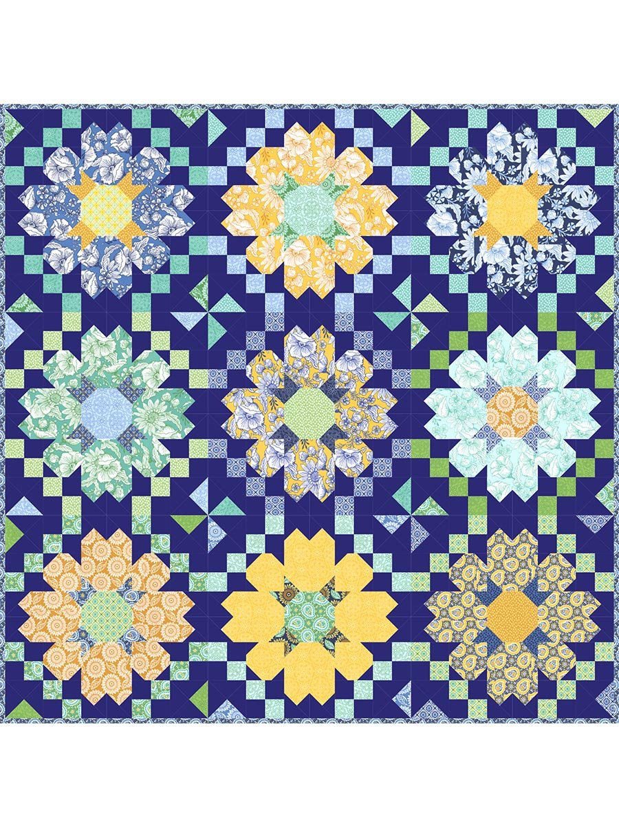 Kismet quilt pattern - finished quilt
