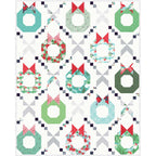 Merry + Bright quilt pattern - finished quilt