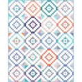 Orbit quilt pattern - finished quilt