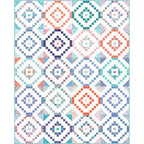 Orbit quilt pattern - finished quilt