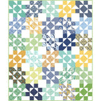 Parquet quilt pattern - finished quilt