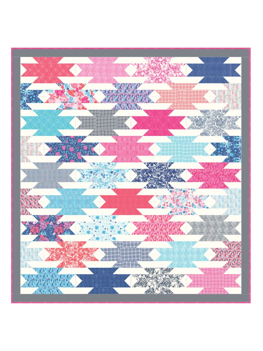 Shangri-La quilt pattern - front cover