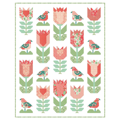 Birds and Blooms quilt pattern - additional photo