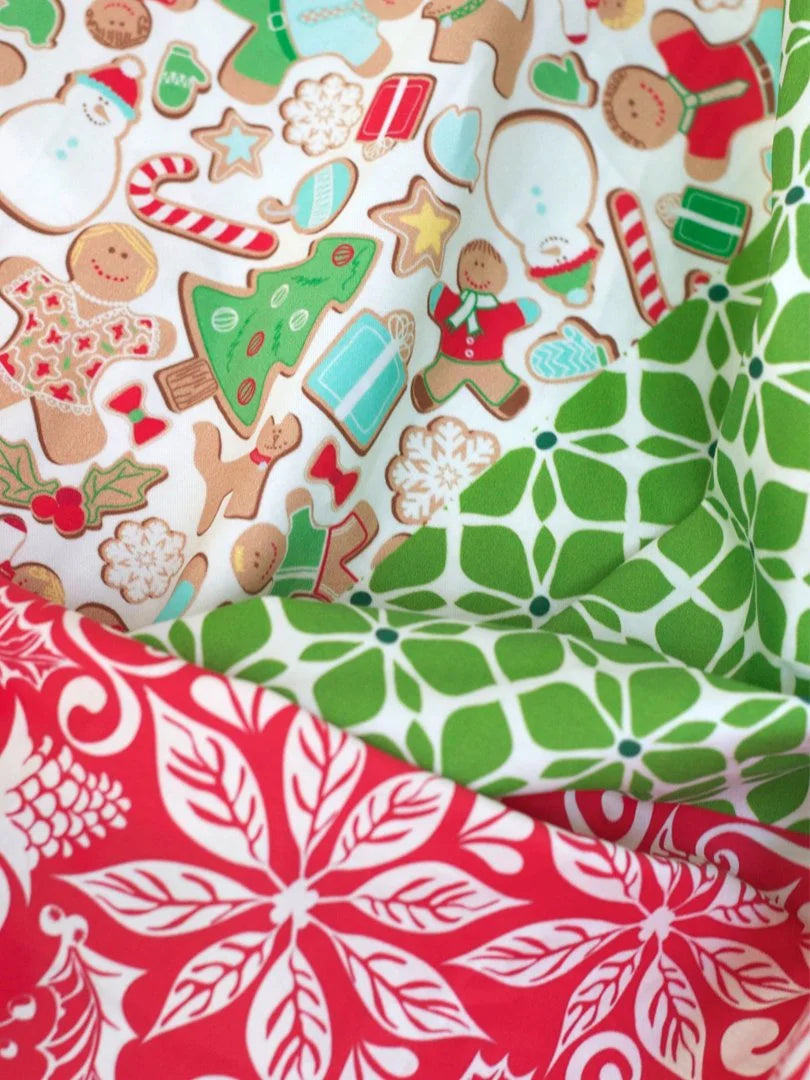Christmas Bite-size Fabric Panels