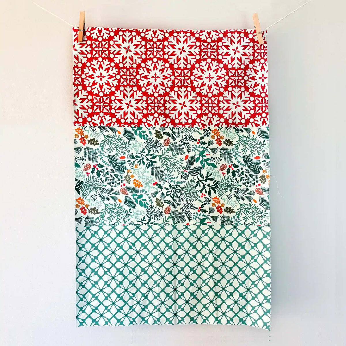 Christmas Bite-size Fabric Panels