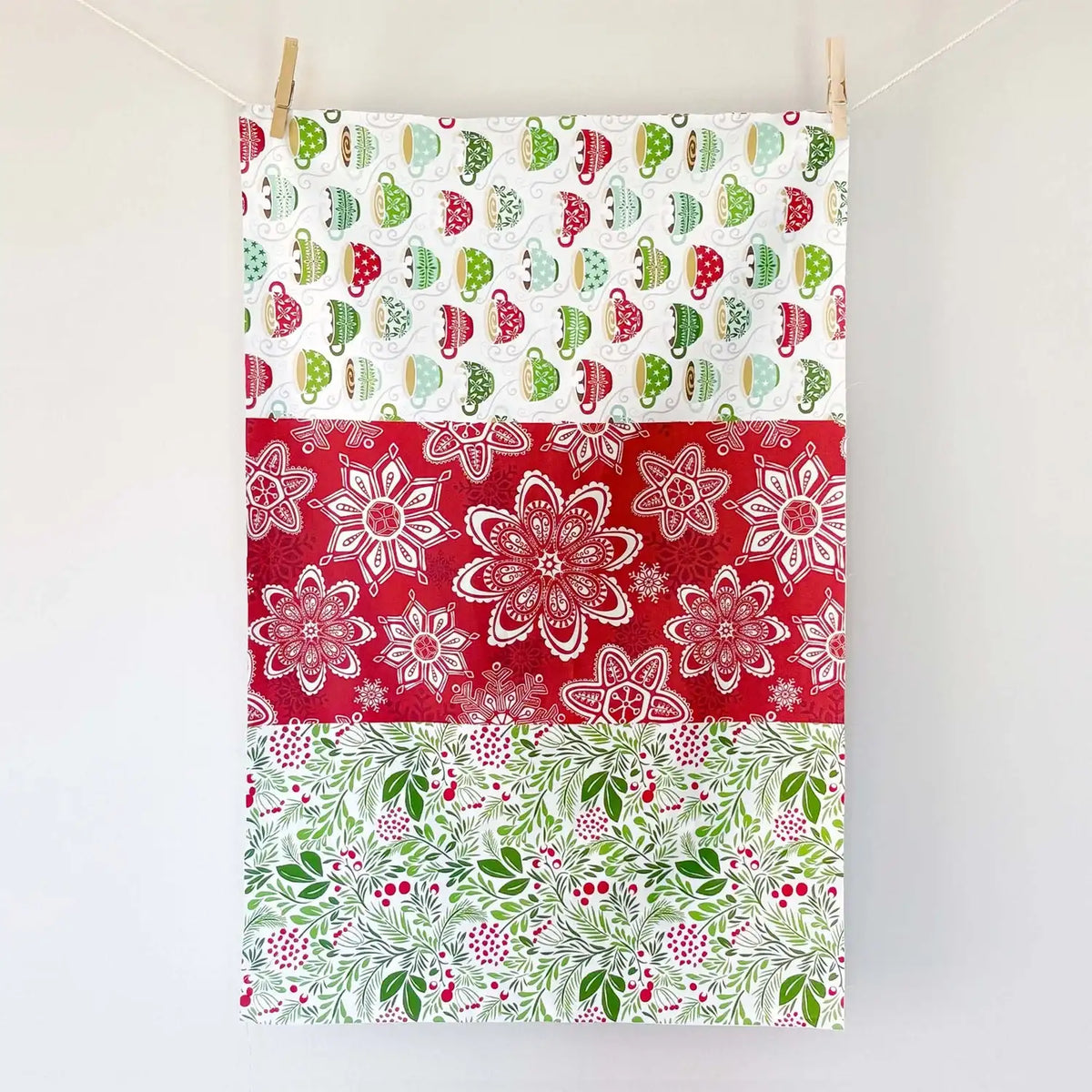 Christmas Bite-size Fabric Panels