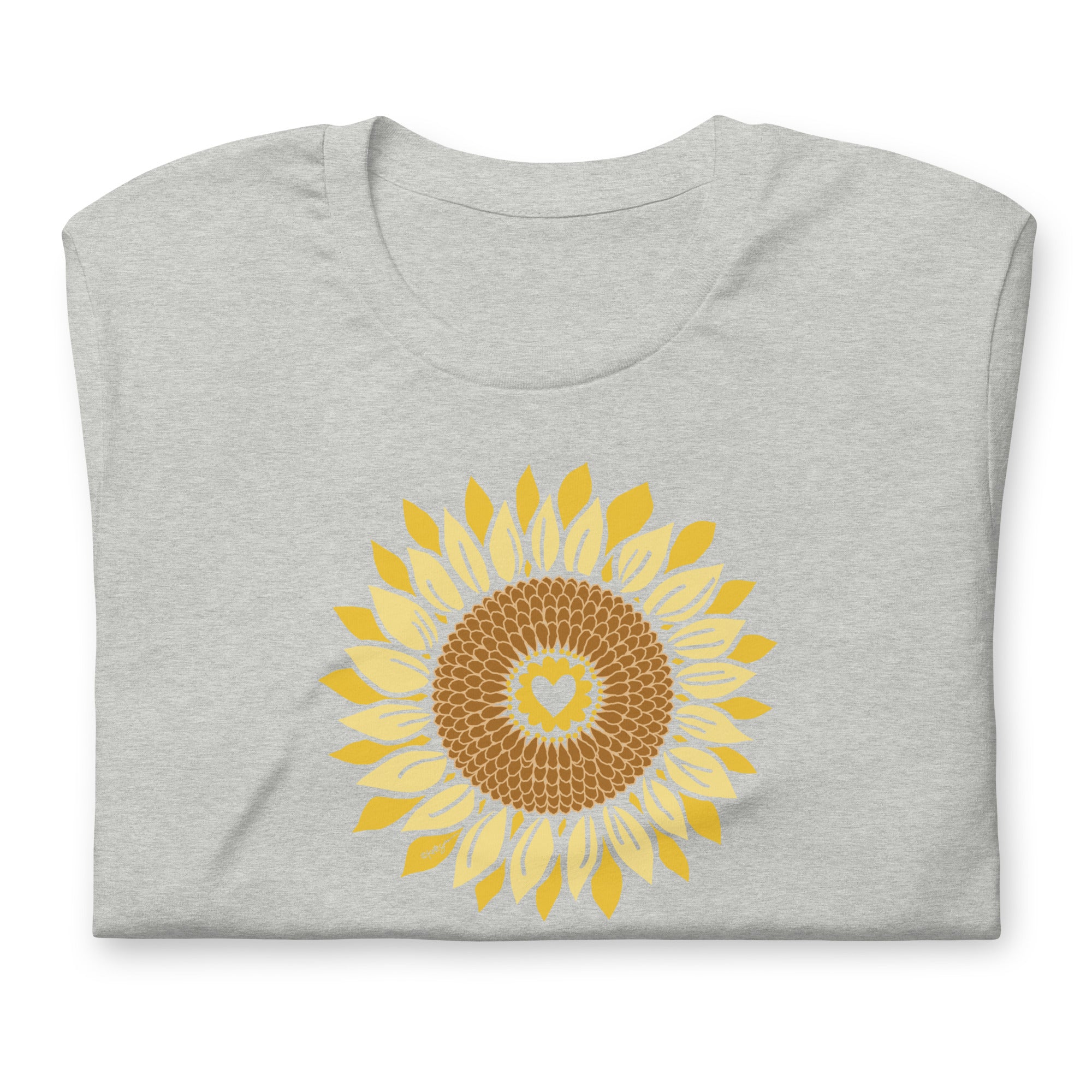 Sunflowers in My Heart Crewneck T-Shirt – Kate Spain